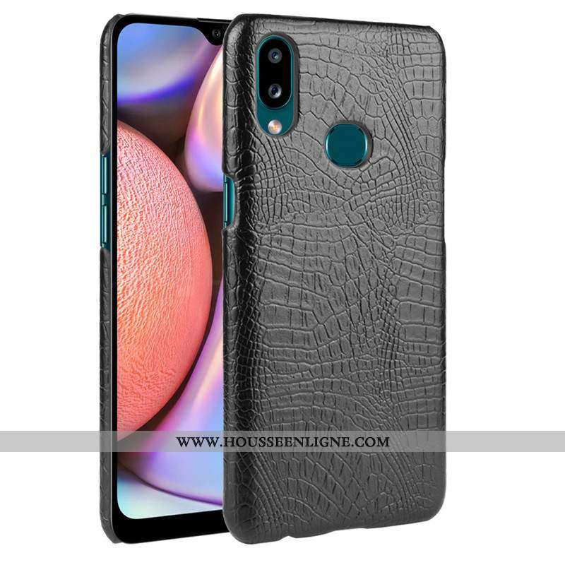 Coque Samsung Galaxy A10s Protection Modèle Fleurie Étui Difficile Étoile Téléphone Portable Noir