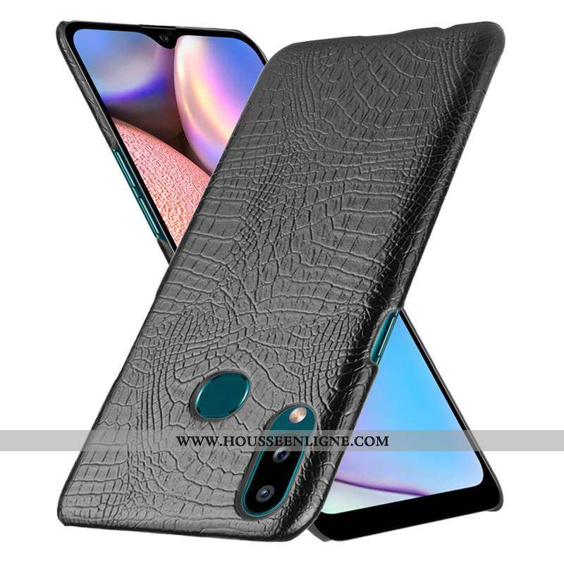 Coque Samsung Galaxy A10s Protection Modèle Fleurie Étui Difficile Étoile Téléphone Portable Noir