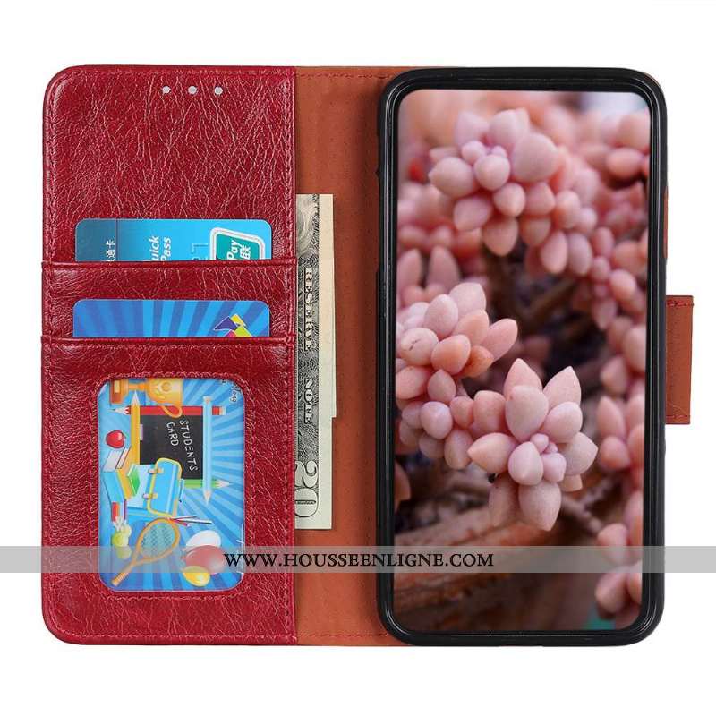 Coque Sony Xperia 10 Ii Modèle Fleurie Protection Nouveau Téléphone Portable Étui Marron