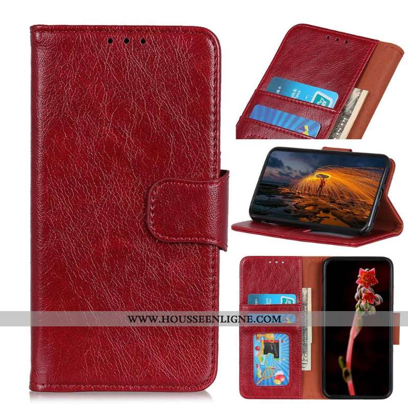 Coque Sony Xperia 10 Ii Modèle Fleurie Protection Nouveau Téléphone Portable Étui Marron