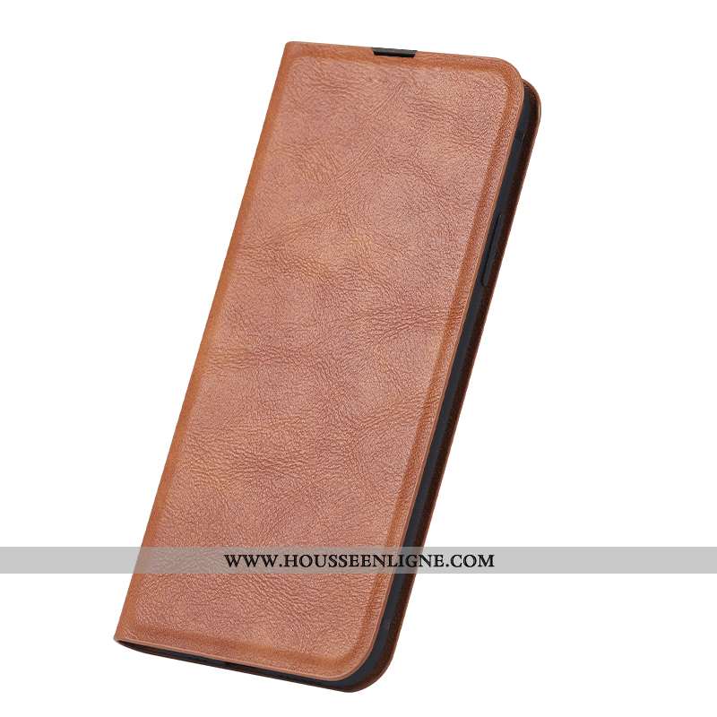 Coque Xiaomi Mi 9 Cuir Fluide Doux Incassable Protection Tendance Petit Étui Marron