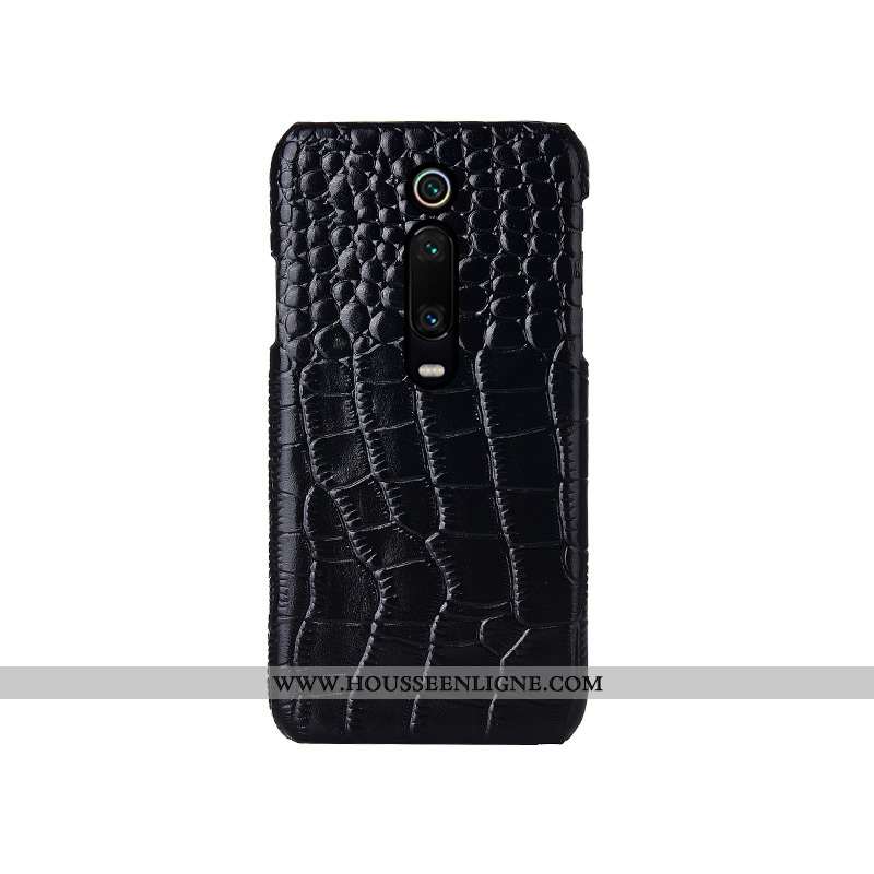 Coque Xiaomi Mi 9t Pro Modèle Fleurie Mode Petit Téléphone Portable Protection Luxe Rouge Noir