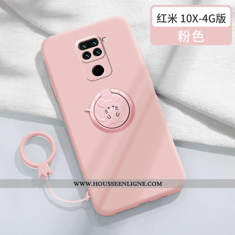 Coque Xiaomi Redmi Note 9 Fluide Doux Silicone Personnalité Nouveau Légère Créatif Protection Bleu