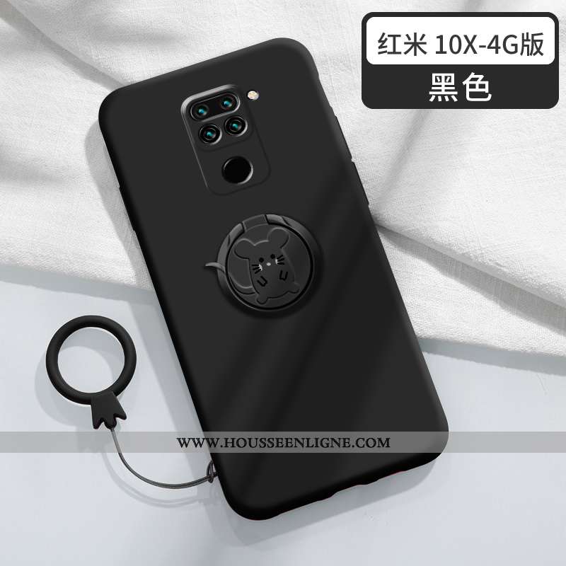 Coque Xiaomi Redmi Note 9 Fluide Doux Silicone Personnalité Nouveau Légère Créatif Protection Bleu