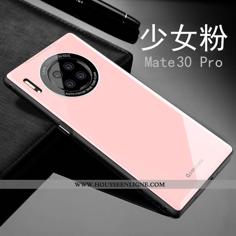 Housse Huawei Mate 30 Pro Ultra Tendance Légère Créatif Incassable Protection Fluide Doux Violet