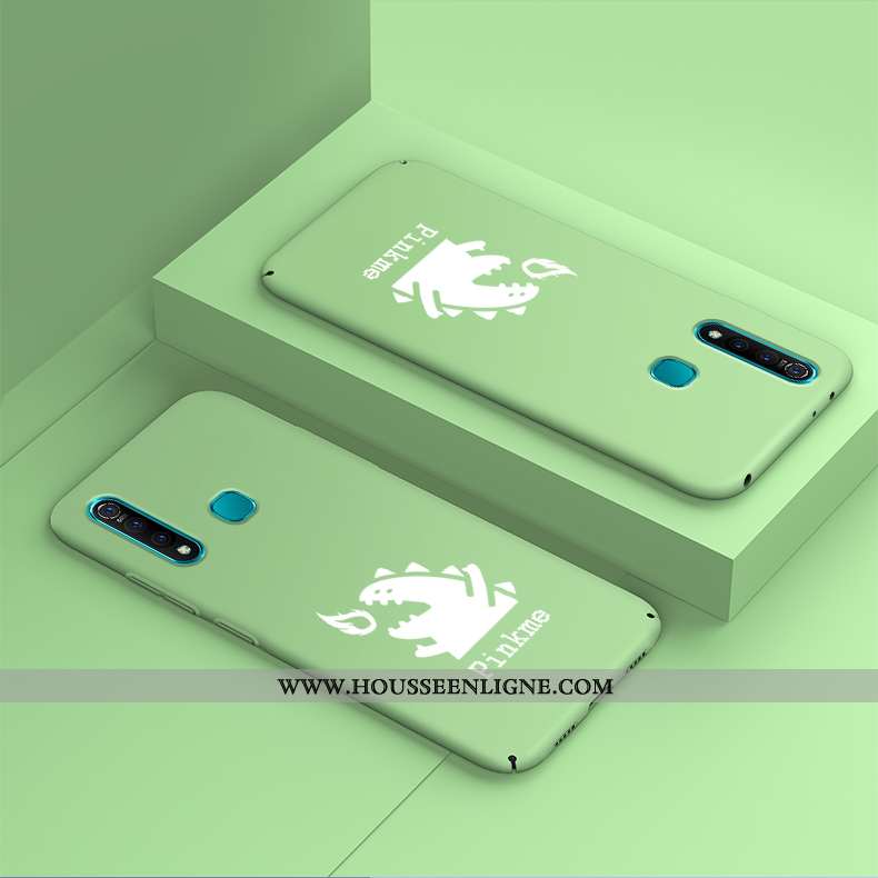 Housse Huawei P30 Lite Xl Protection Délavé En Daim Vert Difficile Étui Tendance Incassable Verte