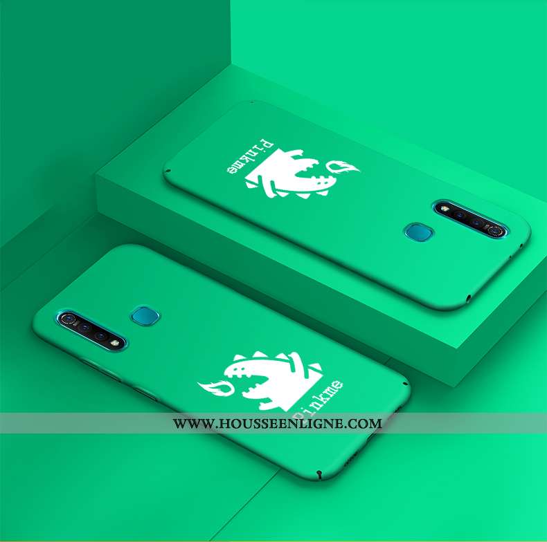 Housse Huawei P30 Lite Xl Protection Délavé En Daim Vert Difficile Étui Tendance Incassable Verte