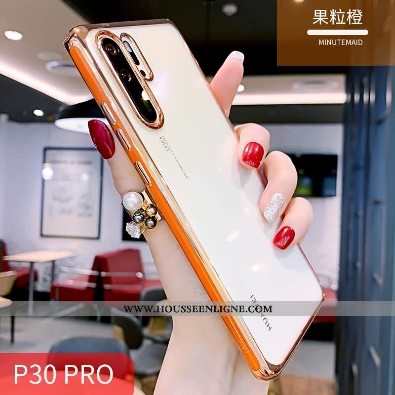 Housse Huawei P30 Pro Fluide Doux Silicone Tout Compris Téléphone Portable Incassable Légère Simple 