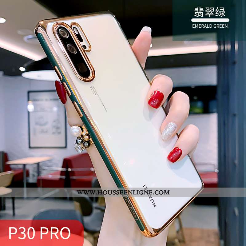 Housse Huawei P30 Pro Fluide Doux Silicone Tout Compris Téléphone Portable Incassable Légère Simple 