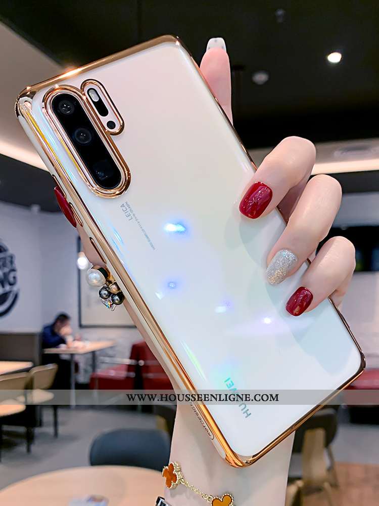 Housse Huawei P30 Pro Fluide Doux Silicone Tout Compris Téléphone Portable Incassable Légère Simple 