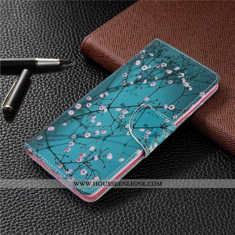 Housse Huawei P40 Lite Cuir Protection Téléphone Portable Coque Étui Rose