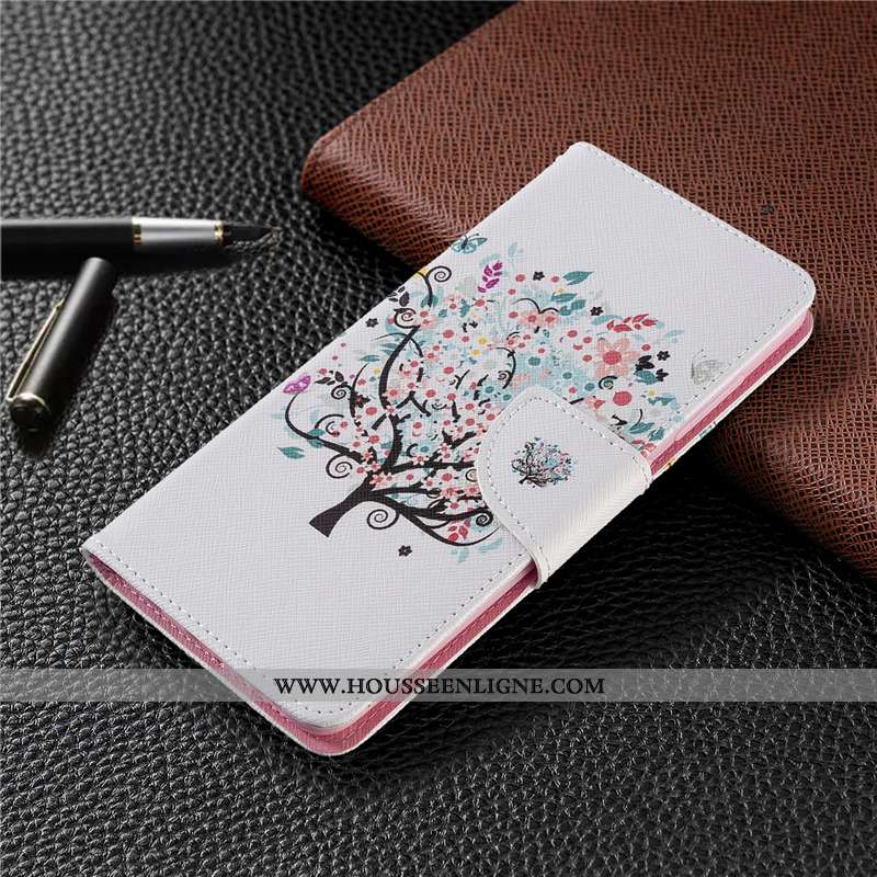 Housse Huawei P40 Lite Cuir Protection Téléphone Portable Coque Étui Rose