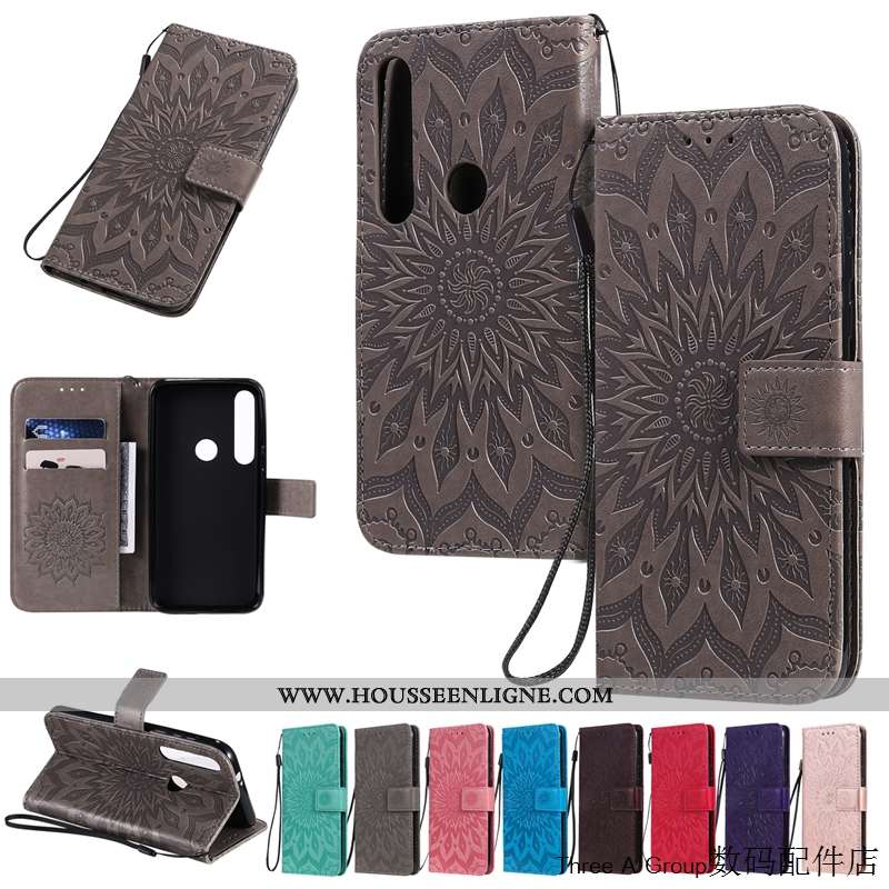 Housse Moto G8 Plus Fluide Doux Protection Carte Simple Étui Téléphone Portable Bleu Foncé