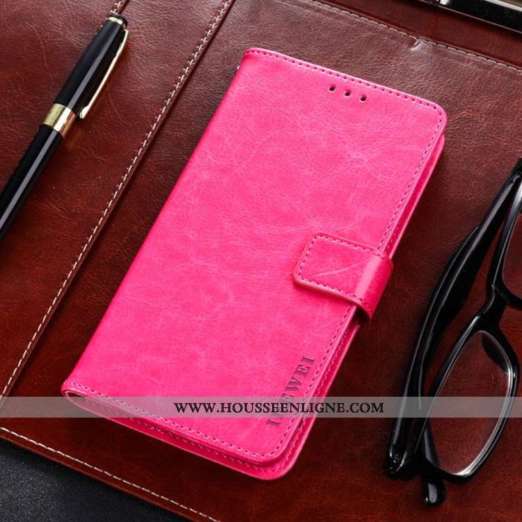 Housse Nokia 1.3 Cuir Protection Tout Compris Clamshell Rouge Incassable Téléphone Portable Rose