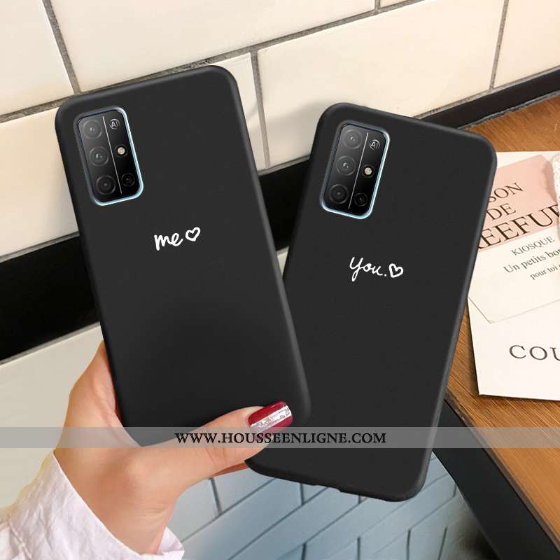 Étui Honor 30s Tendance Personnalité Noir Téléphone Portable Petit Coque Amoureux