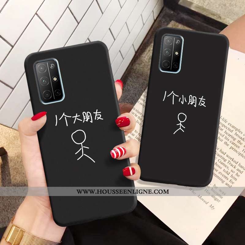 Étui Honor 30s Tendance Personnalité Noir Téléphone Portable Petit Coque Amoureux