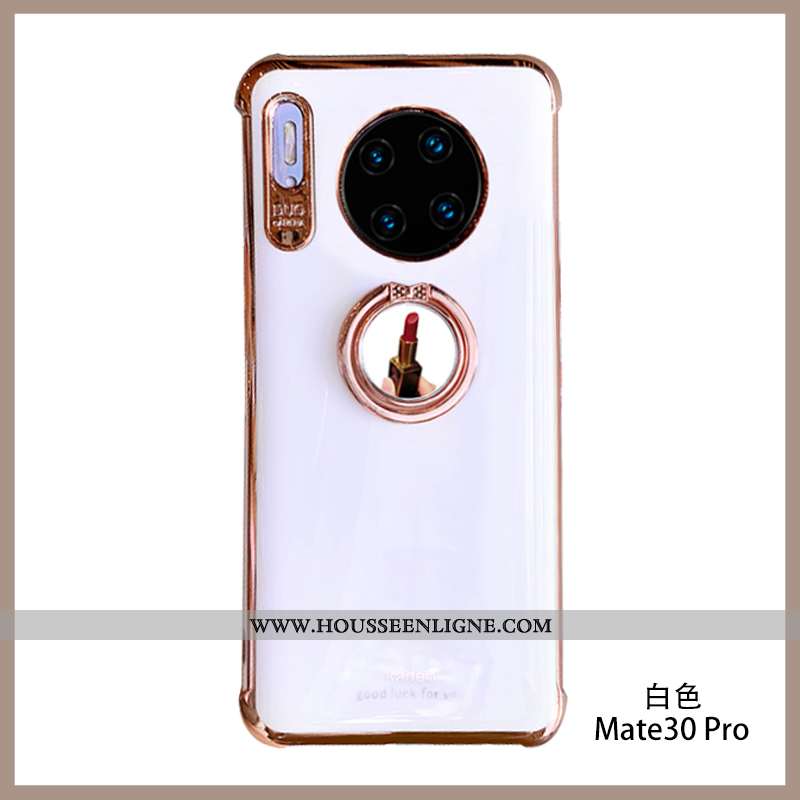 Étui Huawei Mate 30 Pro Silicone Fluide Doux Téléphone Portable Coque Support Tout Compris Incassabl