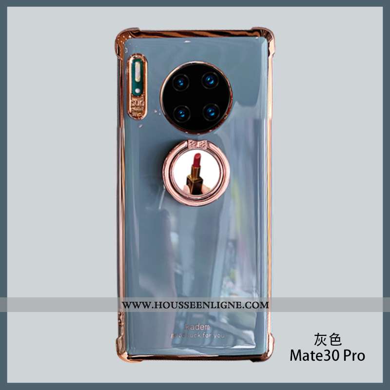 Étui Huawei Mate 30 Pro Silicone Fluide Doux Téléphone Portable Coque Support Tout Compris Incassabl