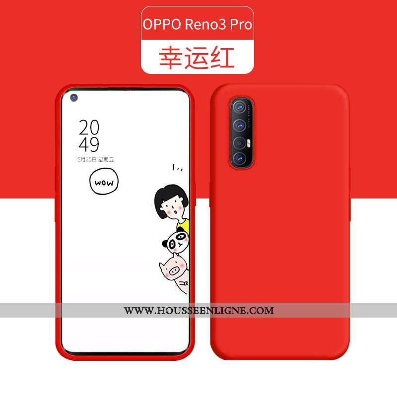 Étui Oppo Reno 3 Pro Ultra Légère Incassable Téléphone Portable Vert Nouveau Verte