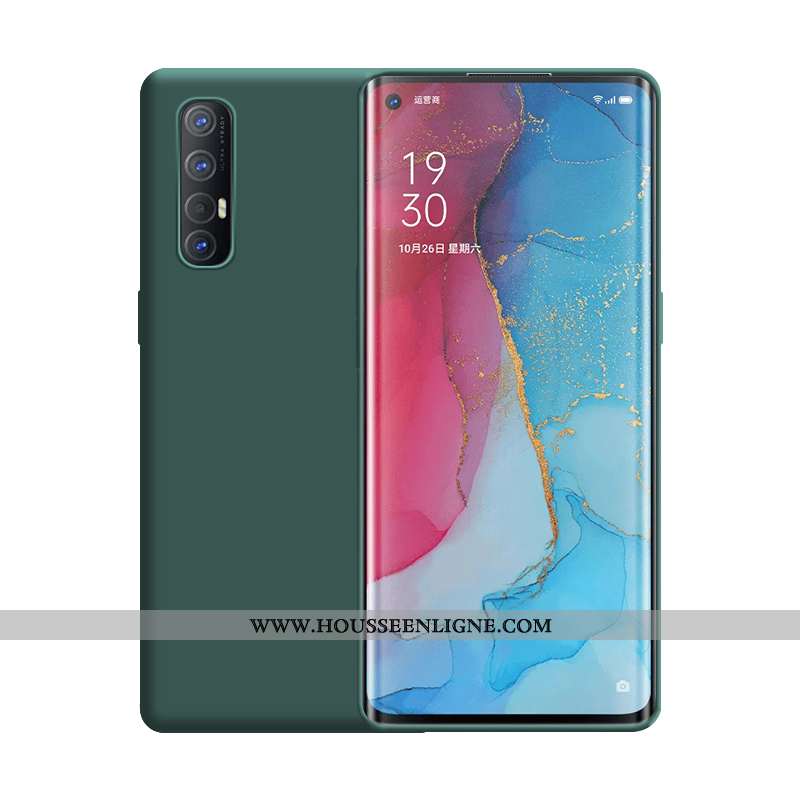 Étui Oppo Reno 3 Pro Ultra Légère Incassable Téléphone Portable Vert Nouveau Verte