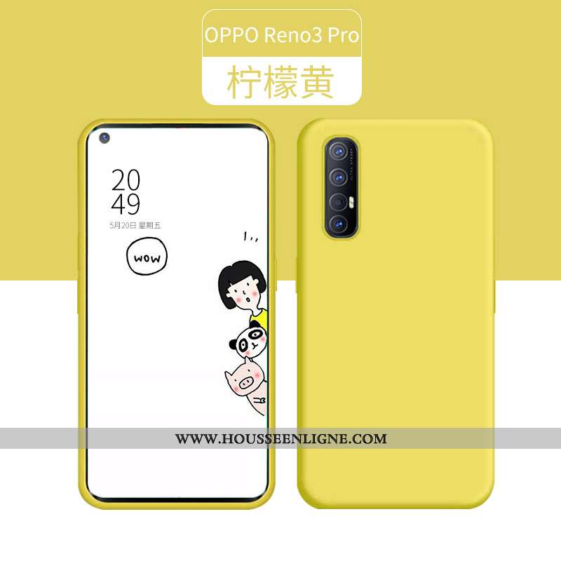 Étui Oppo Reno 3 Pro Ultra Légère Incassable Téléphone Portable Vert Nouveau Verte