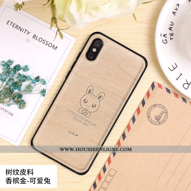 Étui Xiaomi Mi 8 Pro Tendance Cuir Coque Protection Tout Compris Nouveau Orange