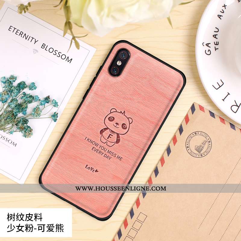 Étui Xiaomi Mi 8 Pro Tendance Cuir Coque Protection Tout Compris Nouveau Orange