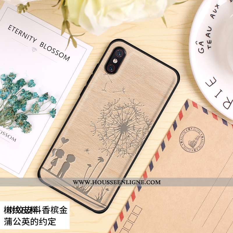 Étui Xiaomi Mi 8 Pro Tendance Cuir Coque Protection Tout Compris Nouveau Orange