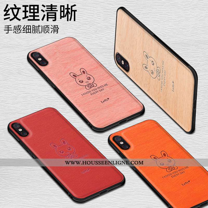 Étui Xiaomi Mi 8 Pro Tendance Cuir Coque Protection Tout Compris Nouveau Orange