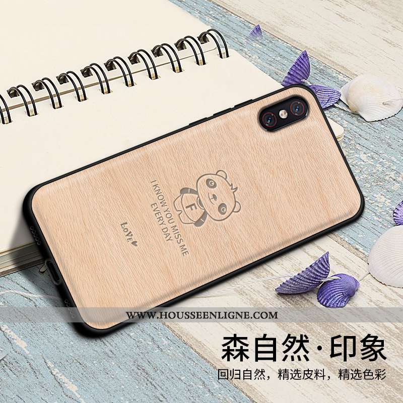 Étui Xiaomi Mi 8 Pro Tendance Cuir Coque Protection Tout Compris Nouveau Orange