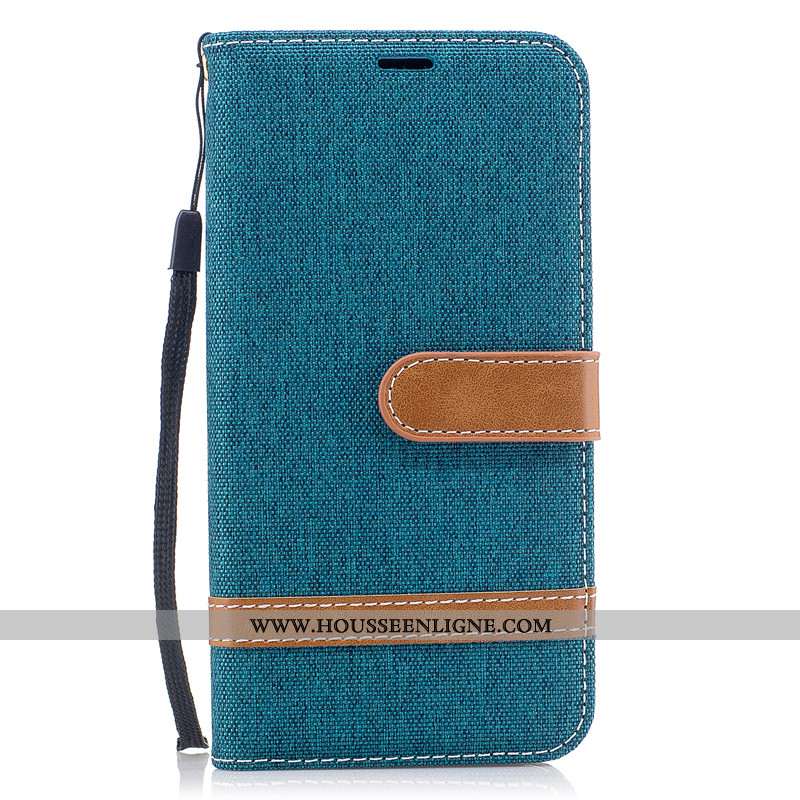 Étui Xiaomi Mi A2 Lite Cuir Protection Petit Violet Coque Portefeuille Housse