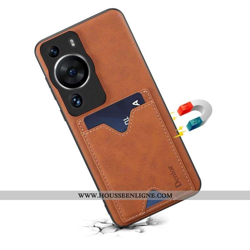 Coque Huawei P60 Pro Porte-Cartes Denior