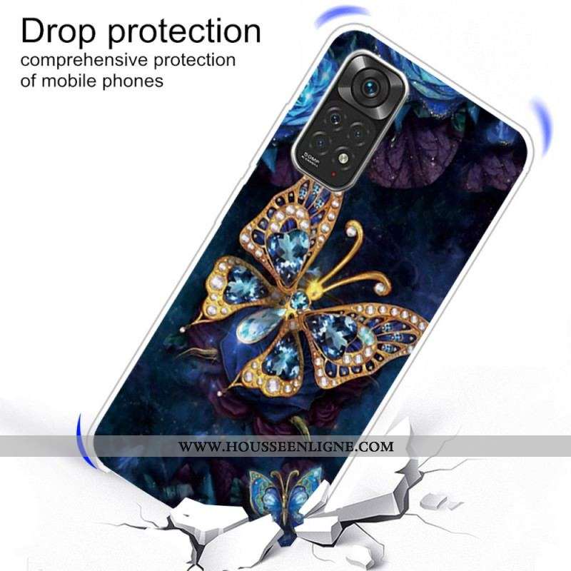 Coque Xiaomi Redmi Note 11 Pro / Note 11 Pro 5G Papillon D'Or