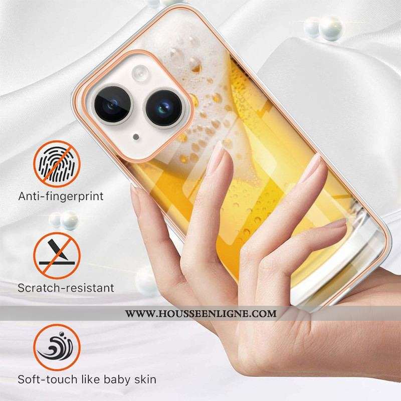 Coque iPhone 15 Plus Bière