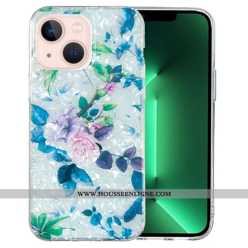 Coque iPhone 15 Plus Florale