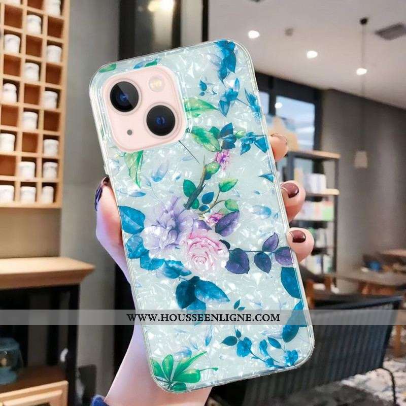 Coque iPhone 15 Plus Florale