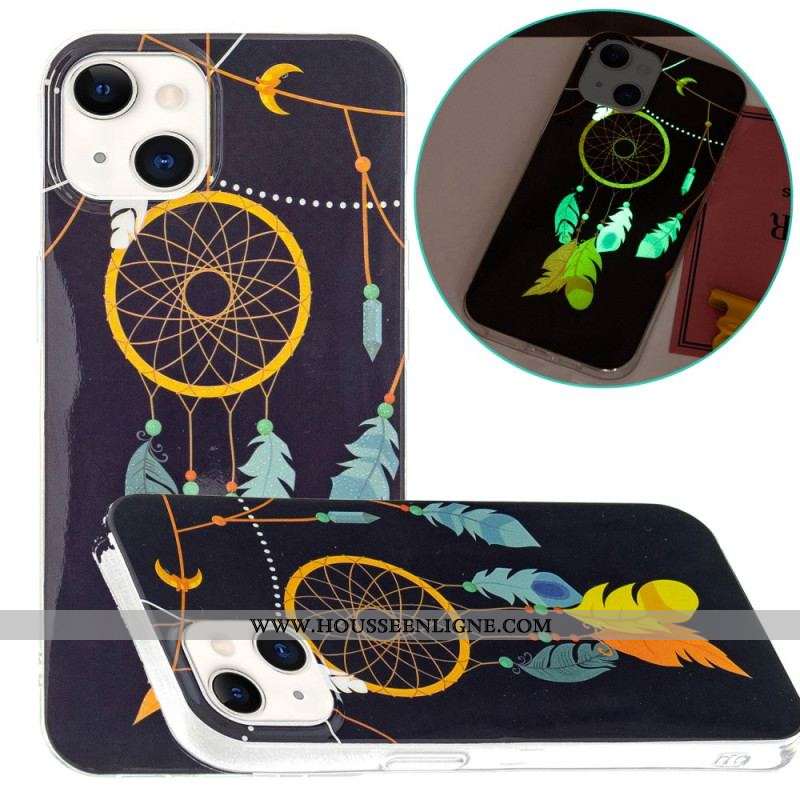 Coque iPhone 15 Plus Fluorescente Attrape Rêves