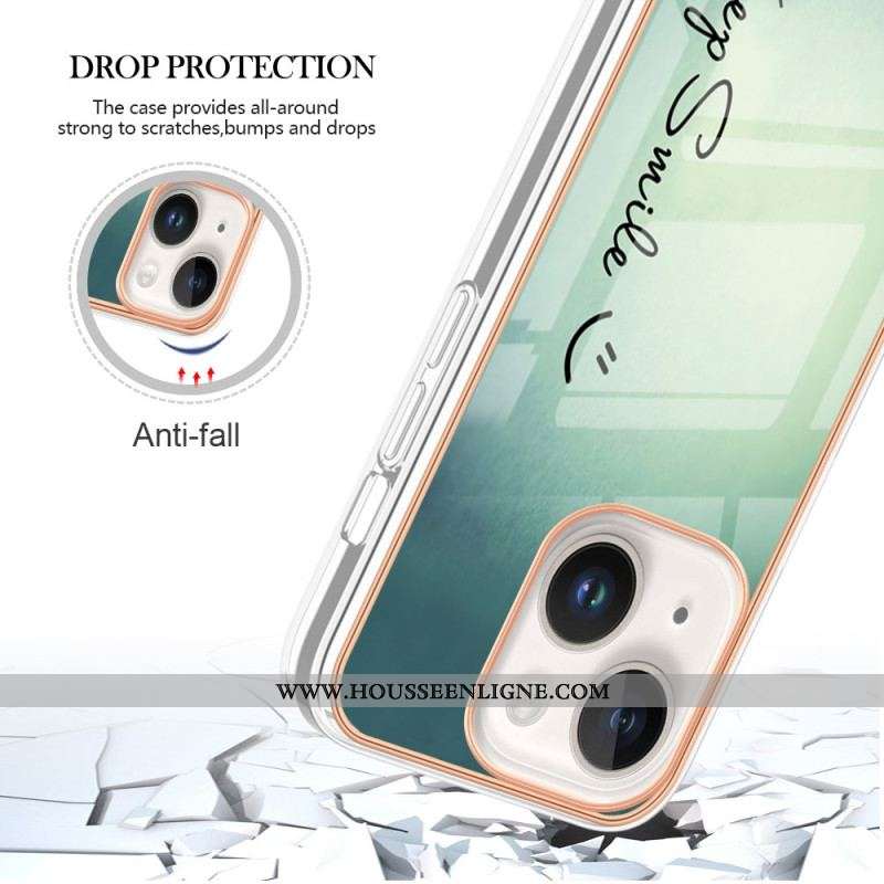 Coque iPhone 15 Plus Keep Smile