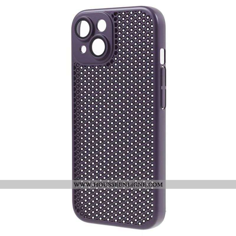 Coque iPhone 15 Plus Nid d'Abeille avec Protecteur Appareil Photo