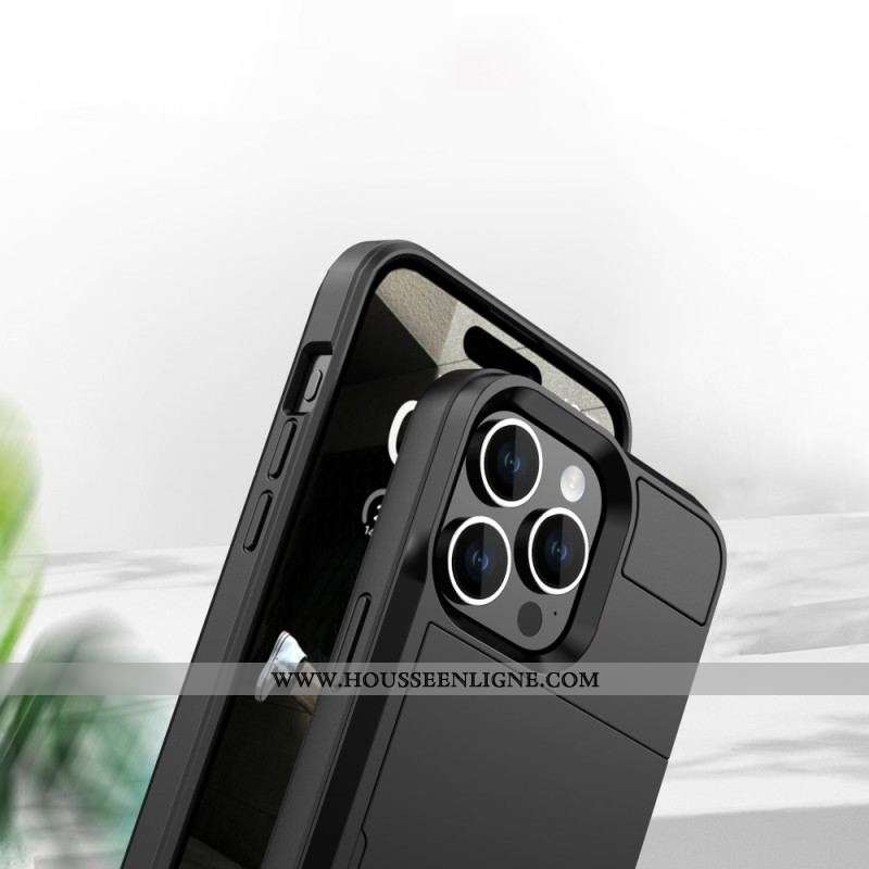 Coque iPhone 15 Plus Porte-Carte à Glissière