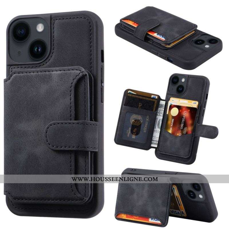 Coque iPhone 15 Plus Porte-Cartes RFID Support