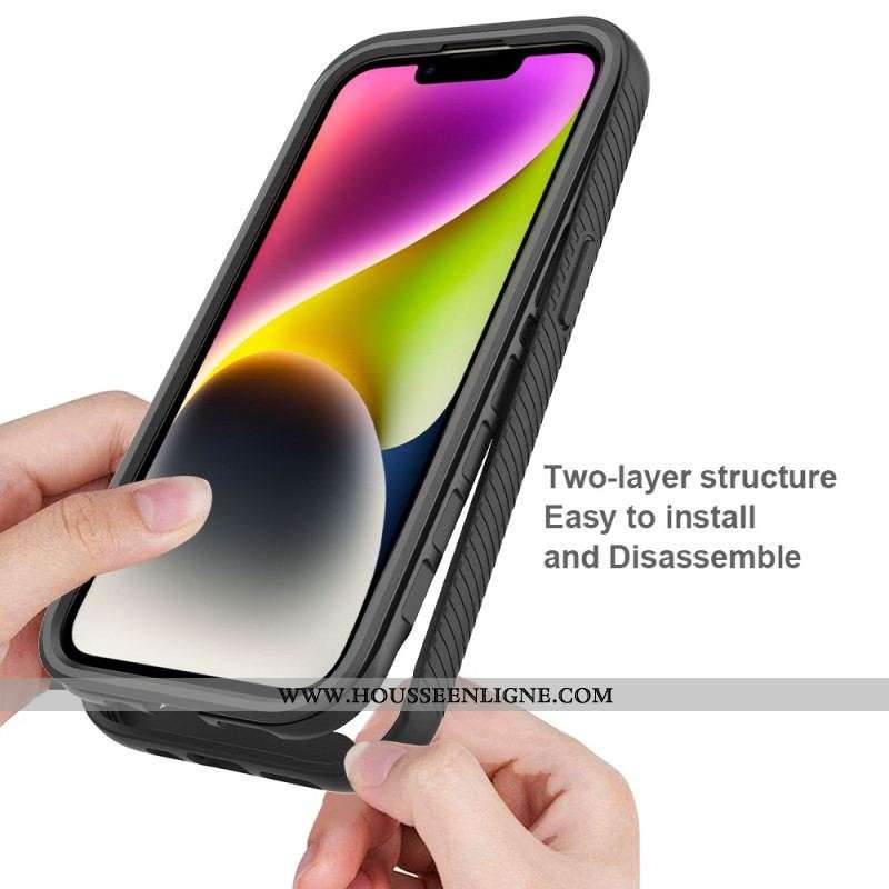 Coque iPhone 15 Plus Transparente avec Film pour Écran