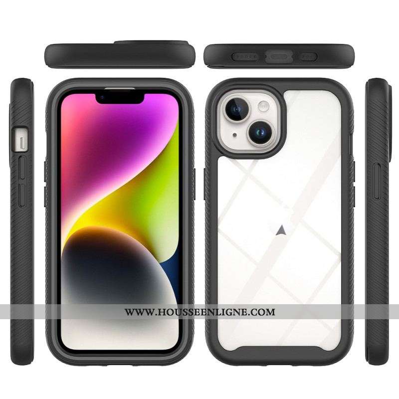 Coque iPhone 15 Plus Transparente avec Film pour Écran