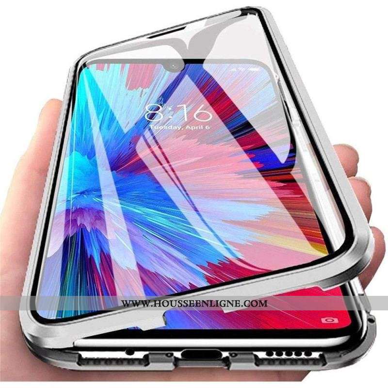 Coque iPhone 15 Plus Verre Trempé Avant et Arrière Cadre Métal