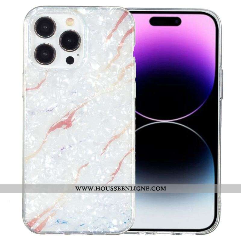 Coque iPhone 15 Pro Marbre Coloré