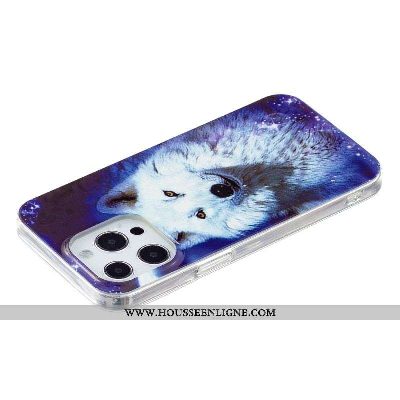 Coque iPhone 15 Pro Max Fluorescente Loup