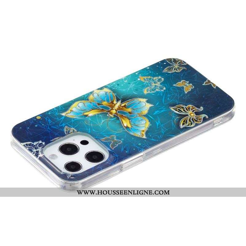 Coque iPhone 15 Pro Max Papillons Précieux