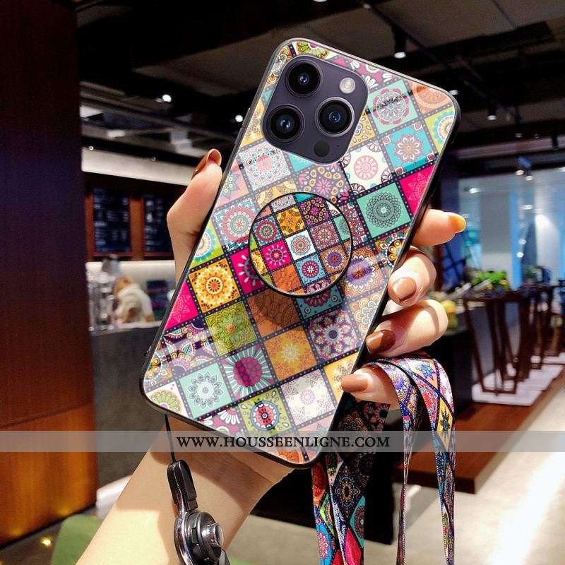 Coque iPhone 15 Pro Max Patchwork