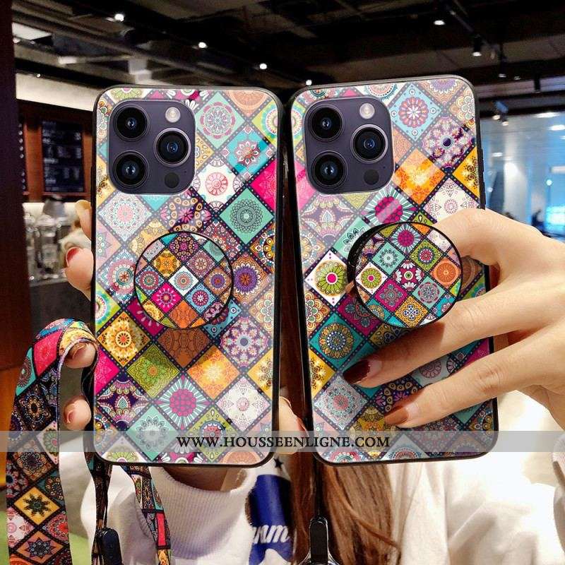 Coque iPhone 15 Pro Max Patchwork