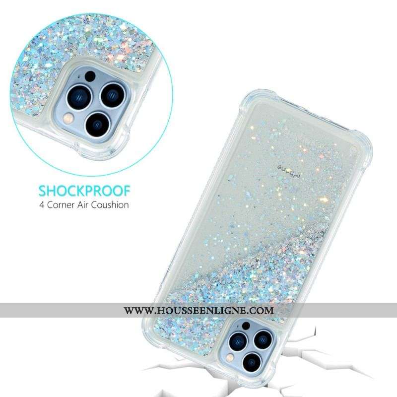 Coque iPhone 15 Pro Paillettes